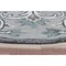 Homeroots 6 ft. Round Gray & White Filigree Area Rug 396201 - alternate 3